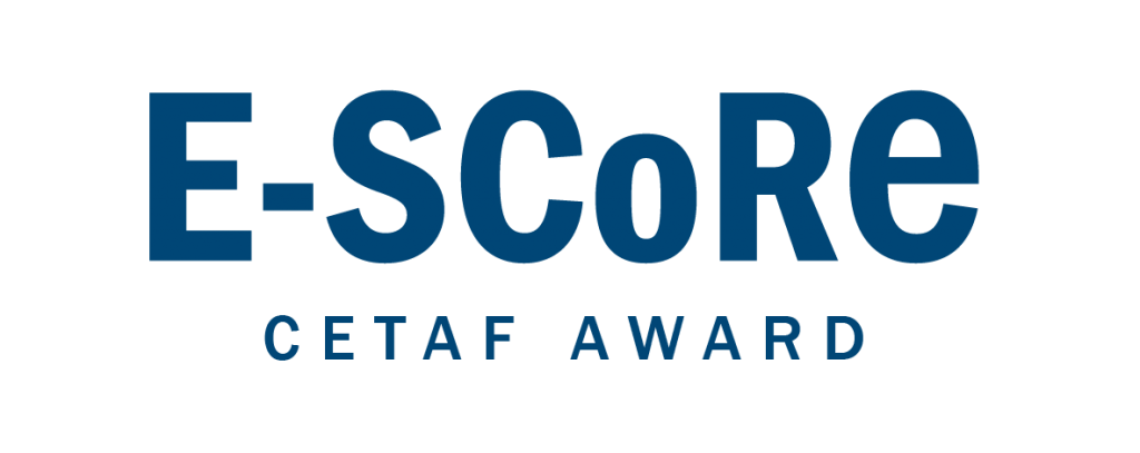 E-SCORE CETAF Award logo