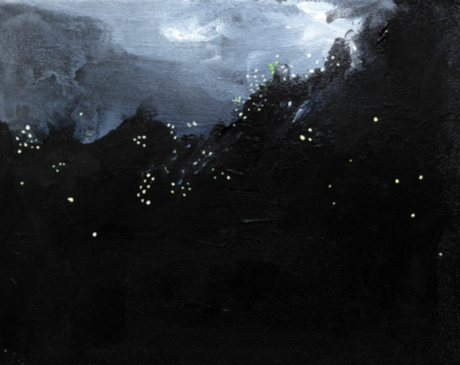 night sky painting