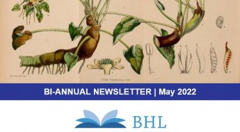 Screenshot of BHL May 2022 bi-annual newsletter