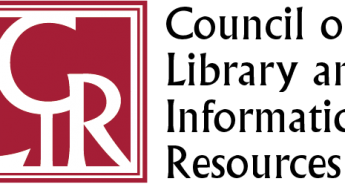Red square logo with the letters CLIR next to brand name Council on Library and Information Resources