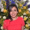 photo of a woman in a red dress