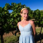 woman standing in front of a tree