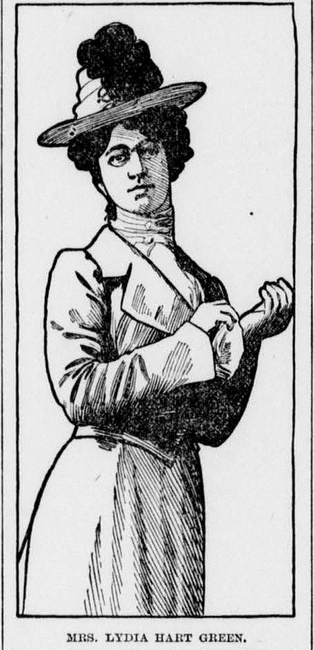 Illustration of an early 20th century woman