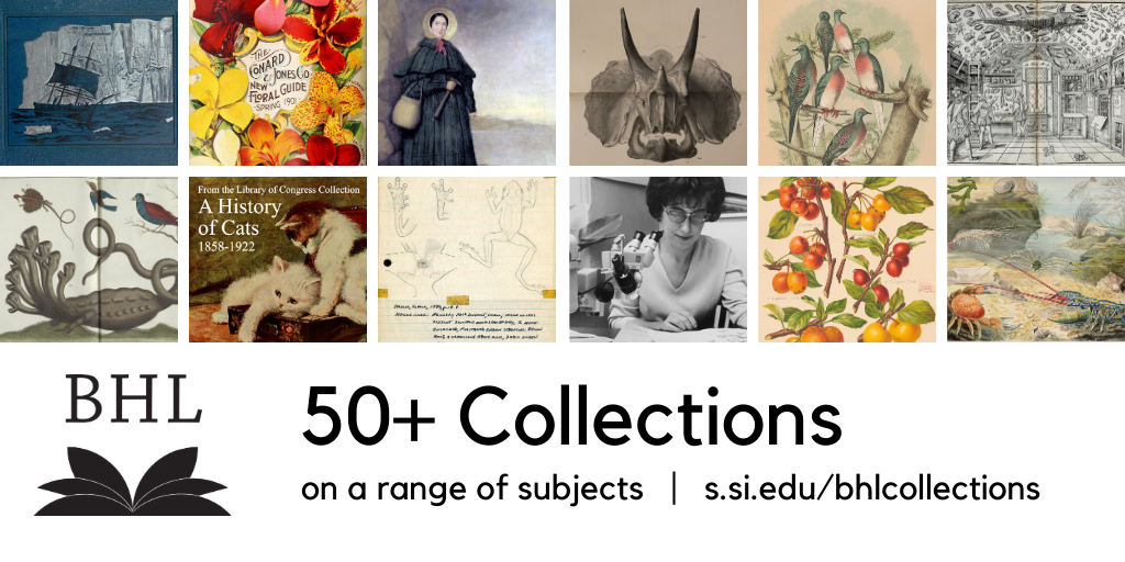 graphic with BHL collections highlighted