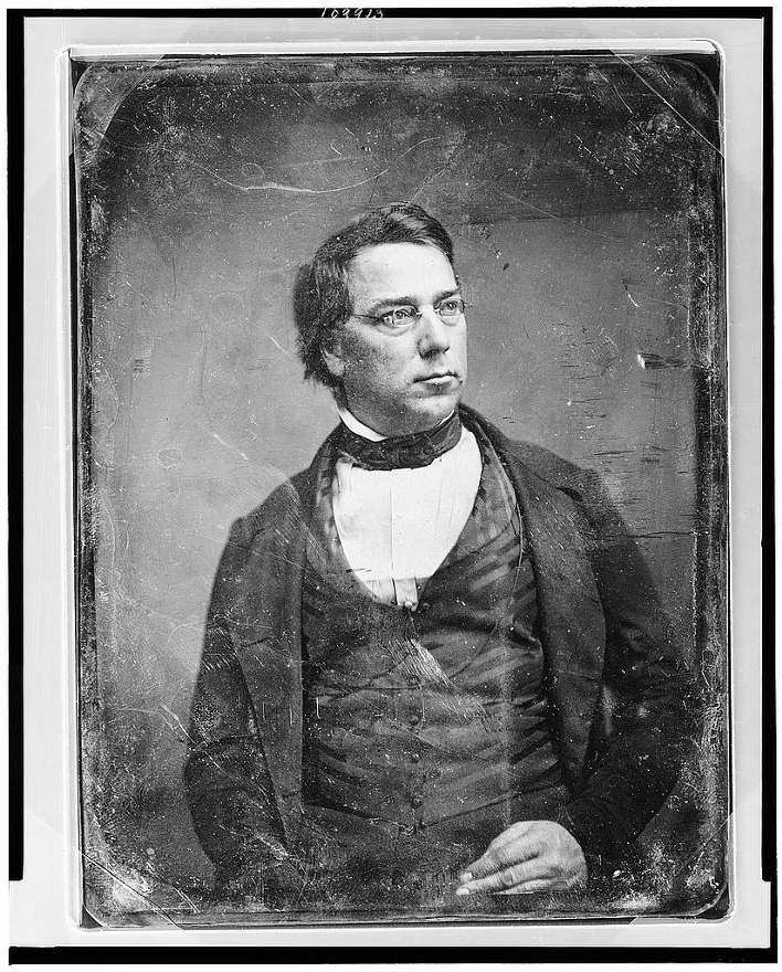George Perkins Marsh, half-length portrait, head three-quarters to right, with spectacles https://lccn.loc.gov/2004664024