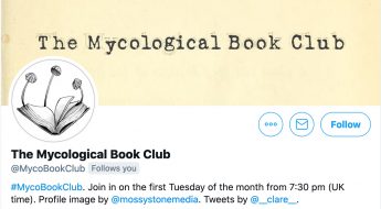 Screenshot of the Twitter profile of @MycoBookClub.