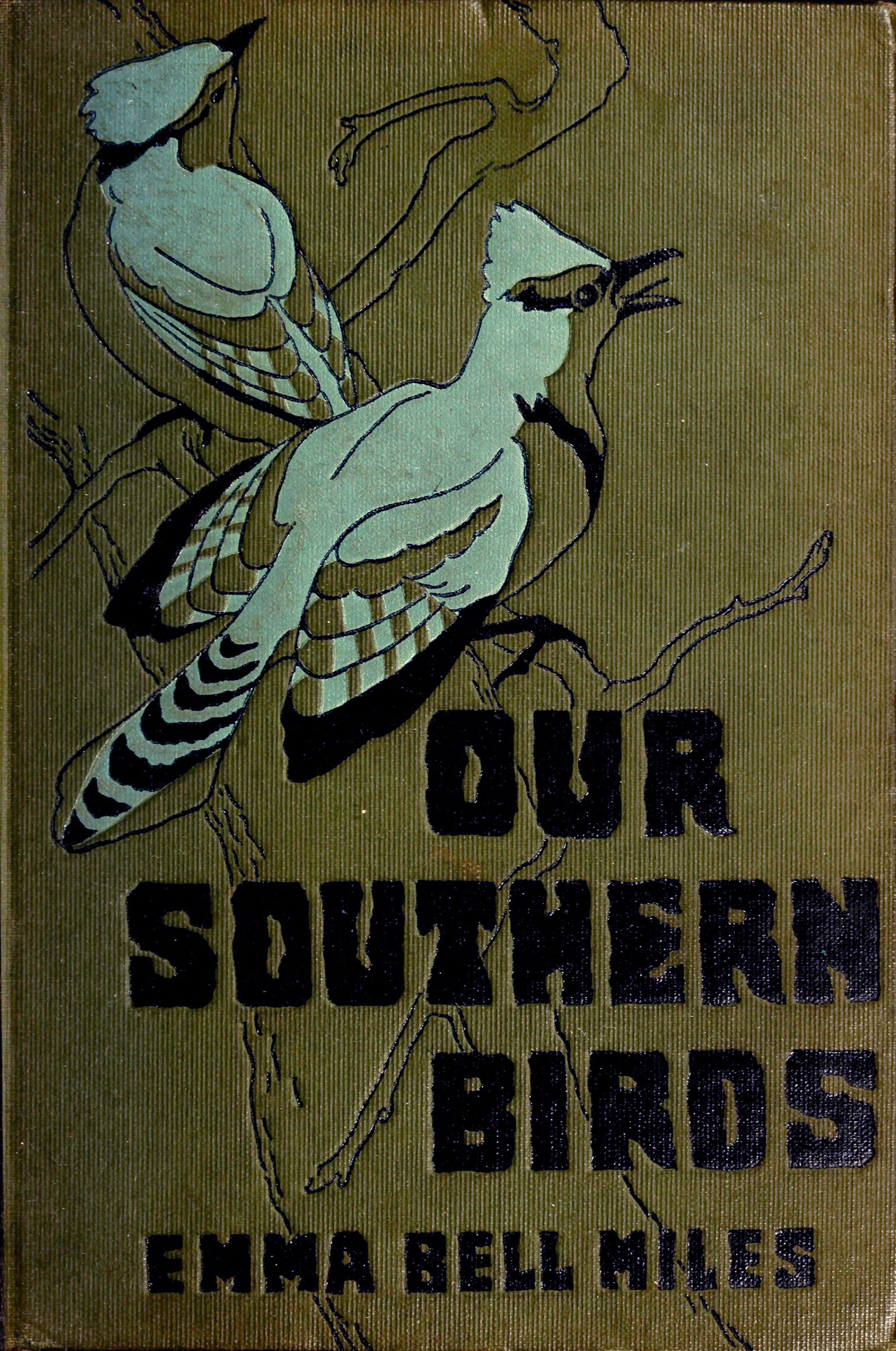 Illustrated book cover featuring two birds and title "Our Southern Birds"