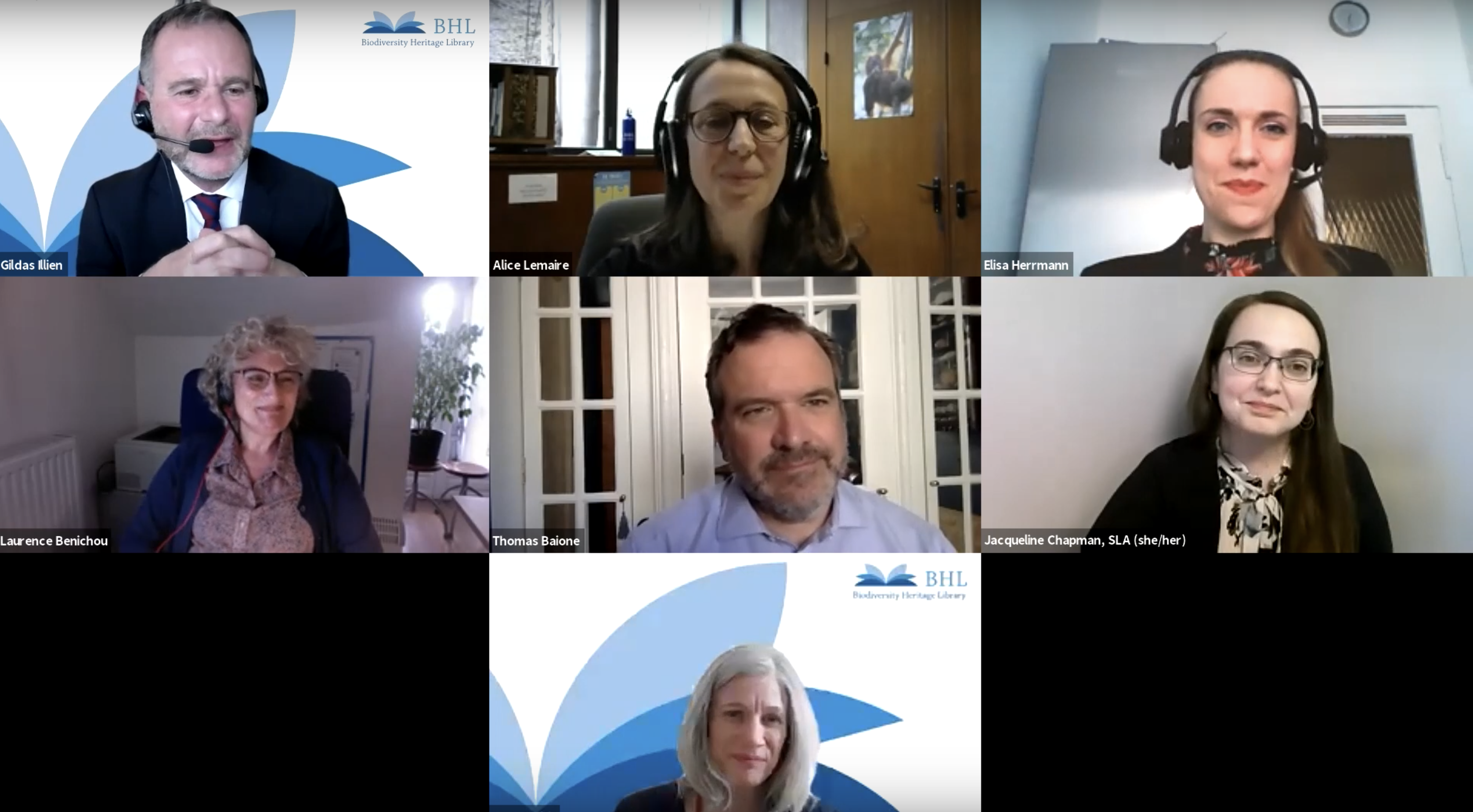 Screenshot of a zoom meeting with several people in attendance.