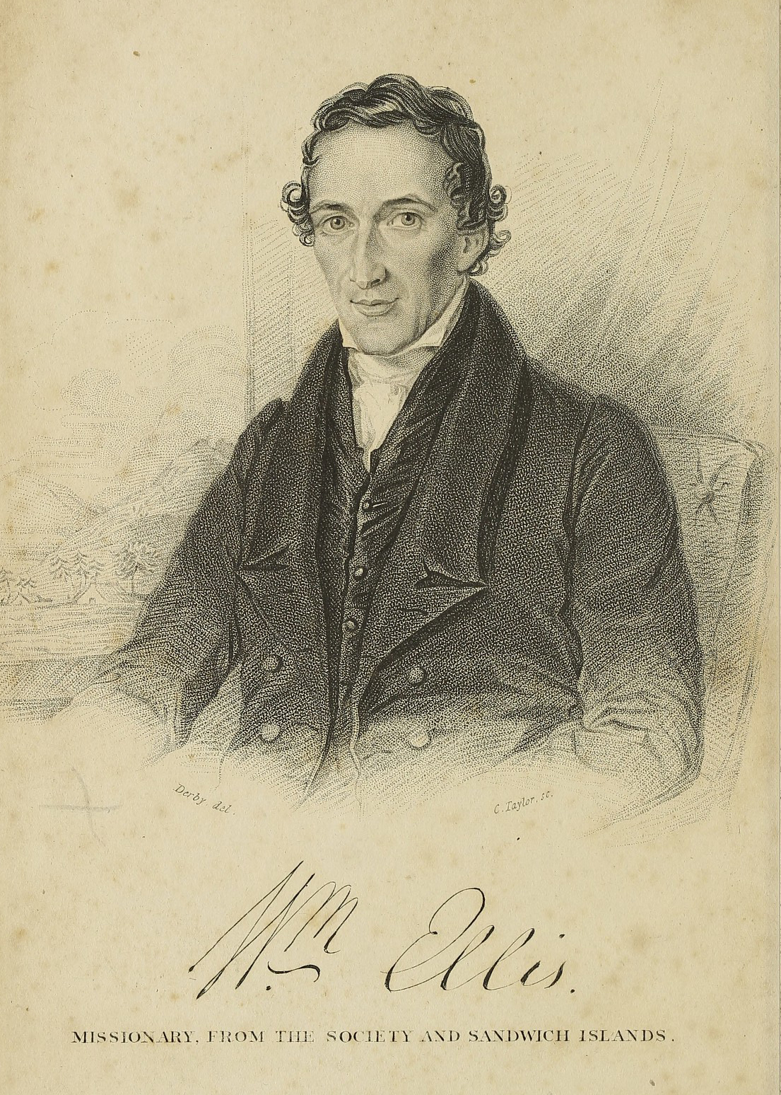 black and white portrait of a man seated and dressed in 19th century clothes.