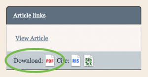 Screenshot of the Download PDF icon.