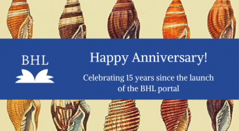 Happy anniversary. Celebrating 15 years since the launch of the BHL portal