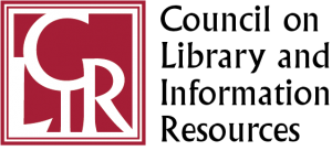 Red square logo with the letters CLIR next to brand name Council on Library and Information Resources